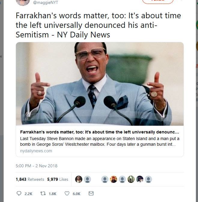 Mind Your Own Isms, Lady (Farrakhan Isn’t the Problem)